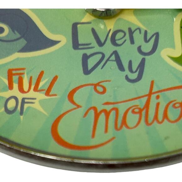 Disney Store Inside Out Metal Emotions Dial Charm Clip Backpack Bag Replacement - Picture 3 of 11